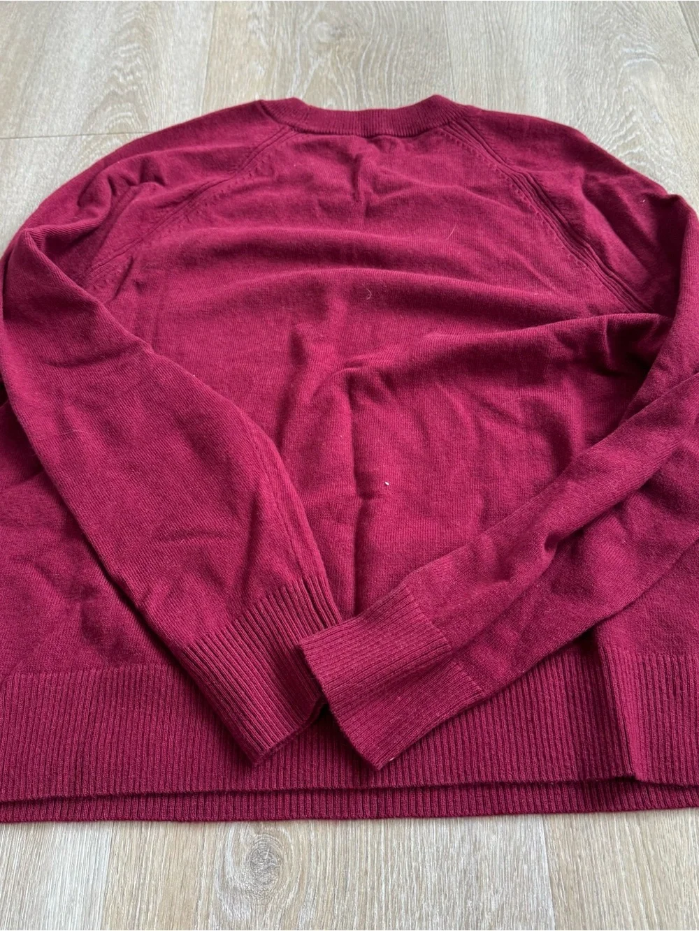 J. Crew Women’s Deep Red Crewneck Sweater